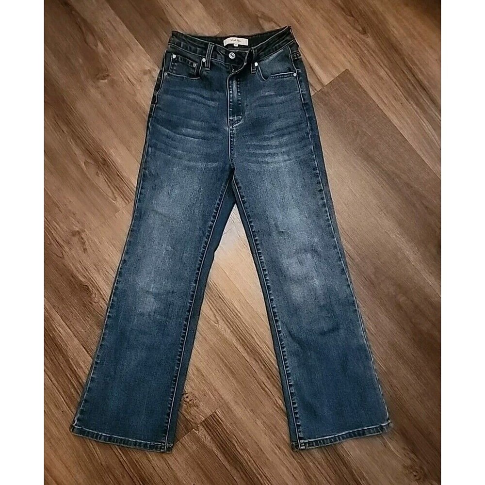 Simple Retro Jeans Womens Sz XS Boot Cut 24